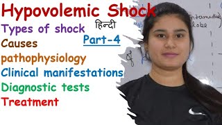 Hypovolemic Shock  Types  Causes  Pathophysiology  Diagnosis  Treatment [upl. by Air]