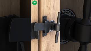 Automatic wooden door latch latch lock gate [upl. by Clarisa37]