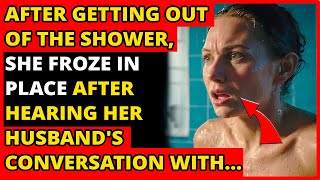 After Getting Out Of The Shower She Froze In Place After Hearing Her Husbands Conversation With [upl. by Krista]