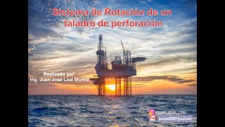 SISTEMA DE ROTACIÓN DE UN TALADRO DE PERFORACIÓN PETROLEO DRILLING RIG OIL AND GAS ROTATION SYSTEM [upl. by Retep]