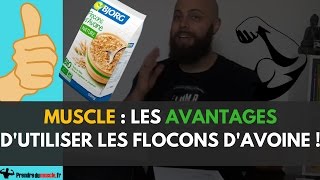 5 BONNES raisons d’UTILISER les FLOCONS D’AVOINE en musculation [upl. by Luap]