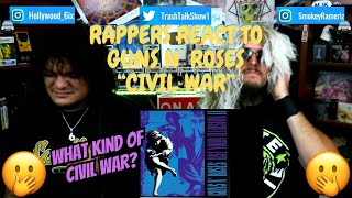 Rappers React To Guns N Roses quotCivil Warquot [upl. by Irolav]