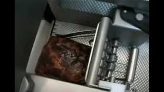 Foodlogistik Slicer Demo  Bacon Slicing [upl. by Adriane]