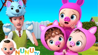 Three Little Pigs And Big Bad Wolf  Part 01  Nursery Rhymes amp Kids Songs  Baby Songs  NuNu Tv [upl. by Harras]