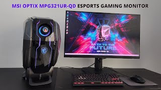 MSI Optix MPG321URQD eSports Gaming Monitor  Taking Your Gaming Experience to a Whole New Level [upl. by Strader]