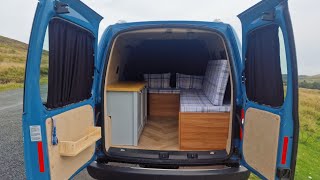 VW Caddy Campervan Conversion build part 1 [upl. by Nylinej]