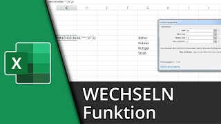 Excel Wechseln Funktion  WECHSELN ✅ Tutorial [upl. by Comethuauc]