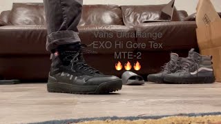 Vans UltraRange EXO Hi Gore Tex MTE2 Review and On Feet [upl. by Nixon]