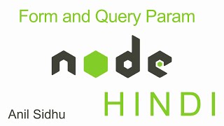 Node js tutorial in Hindi 24 make form and query string [upl. by Elocen24]