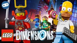 LEGO Ninjago and Homer Simpson LEGO Dimensions Free Roam Gameplay [upl. by Janel]