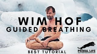 The Best Wim Hof Guided Breathing Video  3 Rounds with onscreen timer [upl. by Tjaden]