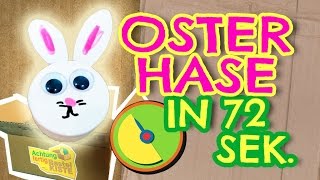 Osterhase basteln  DIY Bastelidee für Kinder Achtung fertig Bastelkiste 2 [upl. by Cyrano23]