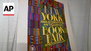 Beatles Nirvana BAFTA Sylvia Plath headline NY Antiquarian Book Fair [upl. by Annaehr]