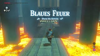 TLoZ BotW  Schrein Guide  Playthrough Blaues Feuer  Shora Ha Schrein [upl. by Llewop]