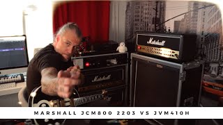 MARSHALL JCM800 2203 vs JVM 410H [upl. by Bagger631]