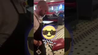 This Funny Waiter Is An Uno Master 😂😳 [upl. by Ecnesse]