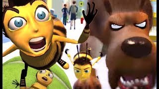 Bee Movie Game All Chases PS2 Wii X360 PC [upl. by Solohcin]