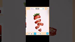 Slice it 🍓🍉😄 speeddraw roblox drawing shorts digitalart gaming painting art artist [upl. by Ardnaxela]