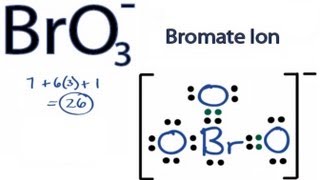 BrO3 Lewis Structure How to Draw the Lewis Structure for BrO3 [upl. by Bennie]