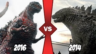 Shin Godzilla 2016 vs Legendary Godzilla 2014  SPORE [upl. by Yelich]