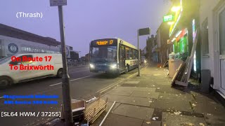 Thrash Stagecoach Midlands ADL Enviro 200 Voith SL64 HWM  37255 [upl. by Fondea20]