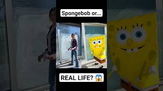 Turned into Spongebob 🥺 squidwardmemes spongebob parody [upl. by Assenab]