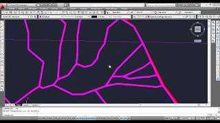 Comment délimiter un bassin versant sur AutoCAD [upl. by Yllib]