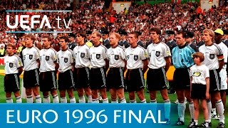 Germany v Czech Republic EURO 96 final highlights [upl. by Nnaassilem819]