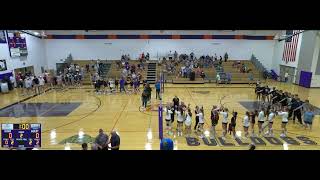 Chetek Weyerhaeuser High School vs Barron High School Womens Varsity Volleyball [upl. by Ellekcim]