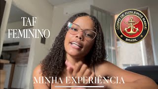 TAF FEMININO FUZILEIRO NAVAL  minha experiência no CFN [upl. by Argile]