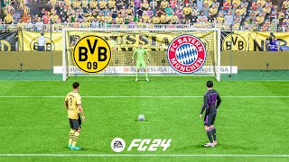 Dortmund vs Bayern Munich  FC 24 Penalty Shootout [upl. by Genna]