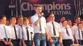 Only Boys Aloud perform Youll Never Walk Alone 1st June 2017 ň [upl. by Derag160]