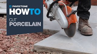 How To Cut  Porcelain Paving [upl. by Schaab]