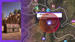 TREASURE HUNT AINT SNOW MOUNTAIN HIGH ENOUGH in Forza Horizon 5  Chest Location Winter Season [upl. by Marijo303]