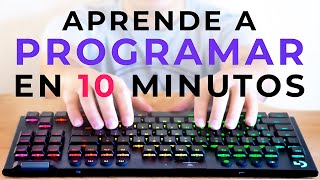 Lógica de Programación 👩‍💻 Aprende a programar en 10 minutos [upl. by Nibor]