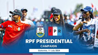 🔴Live RPF Presidential Campaign  Gakenke 11 July 2024 [upl. by Vocaay]