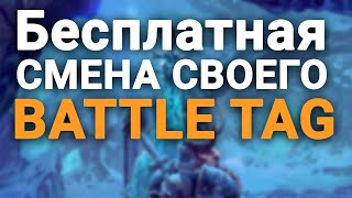 КАК БЕСПЛАТНО СМЕНИТЬ BATTLE TAG [upl. by Macur]