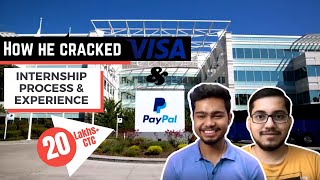 How he cracked Paypal   Visa Internship amp Interview Experience  VIT  Paypal Internship [upl. by Marx]