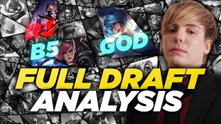 LS  HOW I ANALYZE DRAFTS  FULL DRAFT ANALYSIS  C9 vs EG [upl. by Asillem]