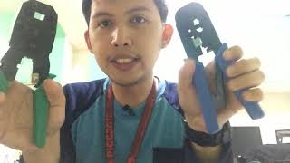 Trendnet TCCT68 Professional Crimp Tool Filipino Review [upl. by Jahdai]