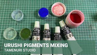 How to mix urushi with pigments [upl. by Marjana754]