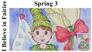 I Believe In Fairies by Klara Markova  Spring 3  32 Colouring Postcards [upl. by Esoranna512]