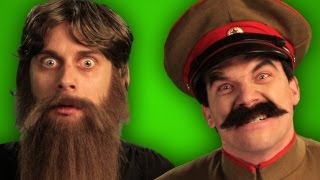 Epic Rap Battles of History  Behind the Scenes  Rasputin vs Stalin [upl. by Terina]