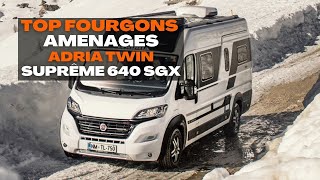 Meilleurs fourgons aménagés 2021  Adria Twin Suprême 640 SGX [upl. by Atiekahs816]