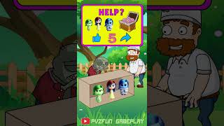 Plants vs Zombies play the guessing correct Inside Out 2 character position game 3 insideout2 [upl. by Naehs]