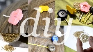 DIY  Custom Made Bobby Pins [upl. by Ayotaj]