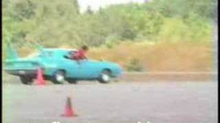 1970 Hemi Plymouth Superbird In Gymkhana Competition [upl. by Nyved]