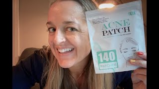 TKTK Acne Patch Pimple Patch 4 Sizes 140 Patches Absorbing Cover Hydrocolloid Invisible REVIEW [upl. by Ambrosine]