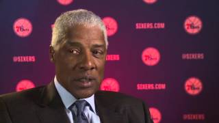 Dr J Telling His Story About Beating Boston In the Conference Finals [upl. by Ielirol]