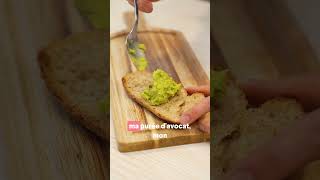 🥑 Tartine avocat et oeuf poché 🍳 recette cuisine avocat oeuf healthy brunch [upl. by Ahsiena]